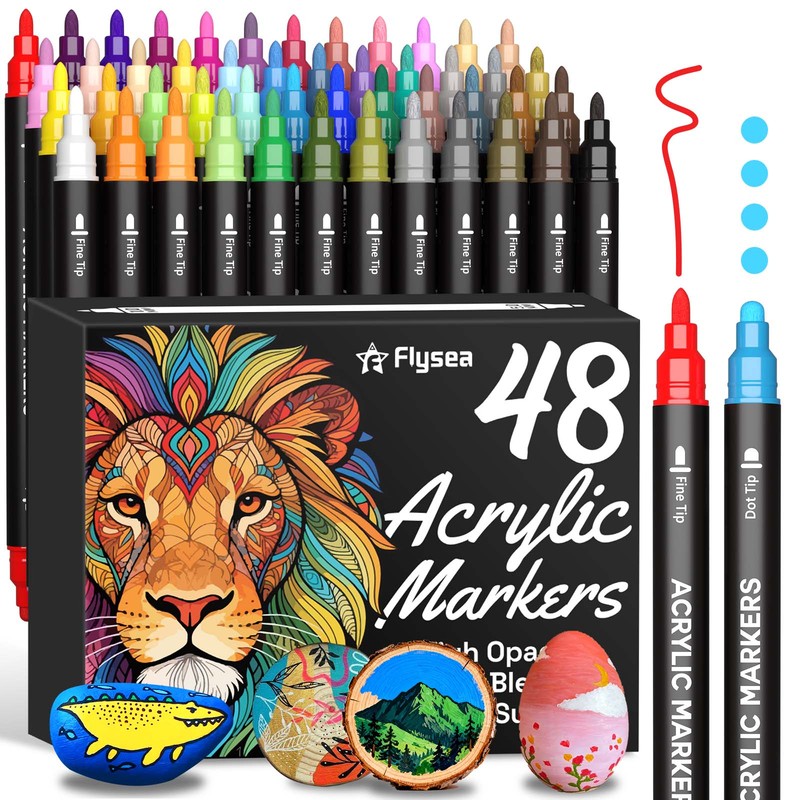Copic Marker Classic - 24/36/48 Colors Dual Tip Acrylic Paint