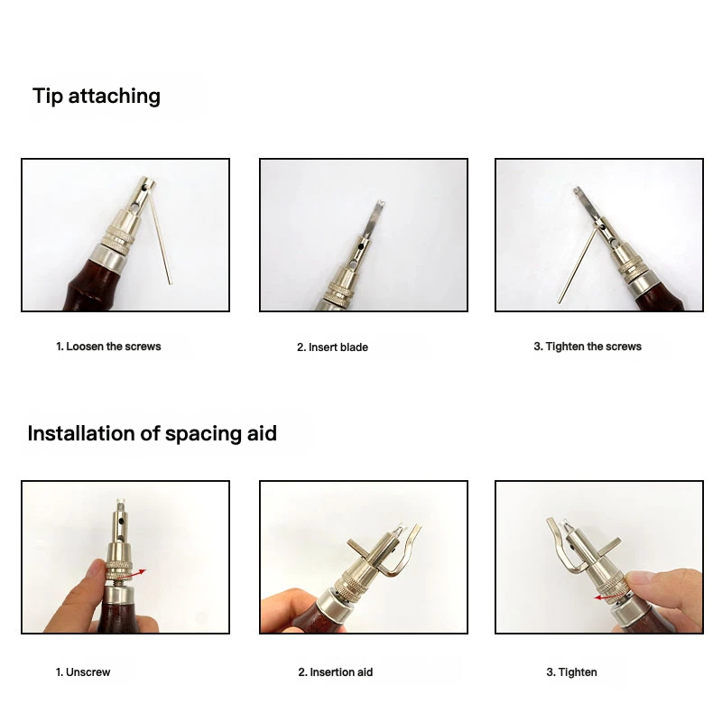 7-In-1 Multifunctional Leather - Leatherwork Edge Creaser ulasan dan harga