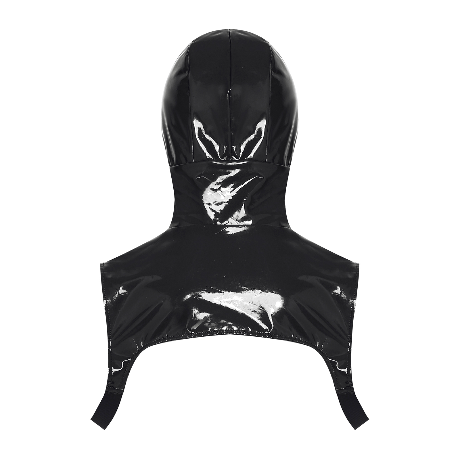 Mens PU Leather Hooded Collar  - Leather Work Vest ulasan dan harga
