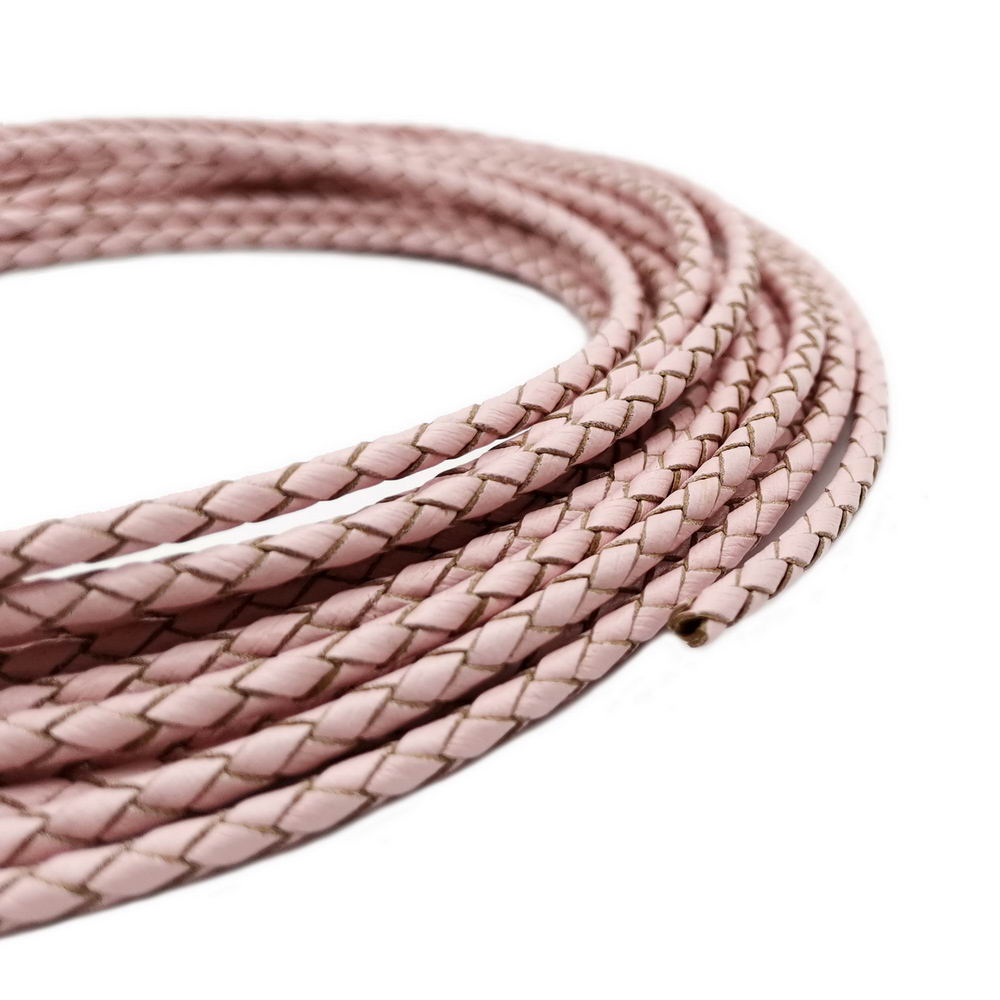Aaazee 2 Yards 4mm Round Baby  - Leatherwork Jewelry ulasan dan harga