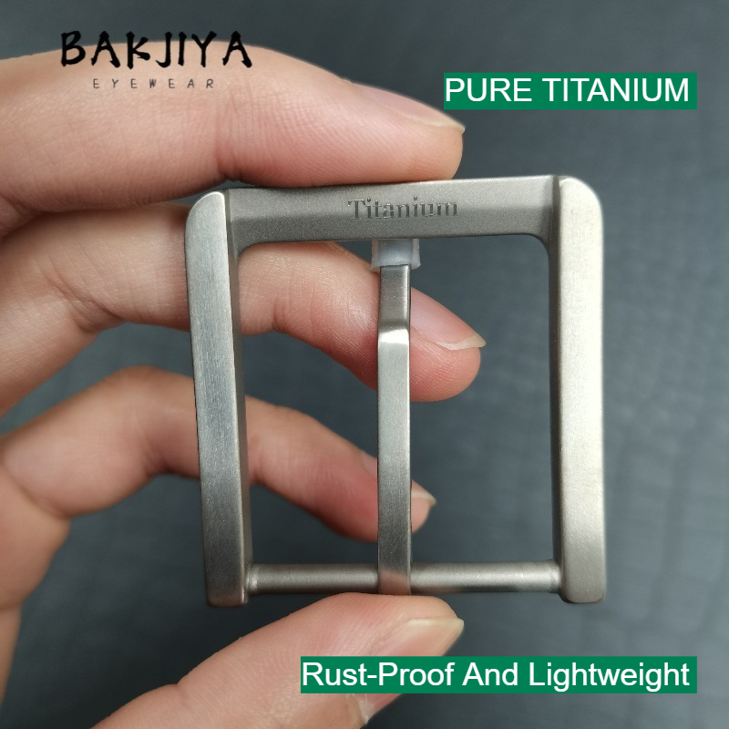 TA1 Pure Titanium Buckle Rustp - Belt Buckle Blank ulasan dan harga