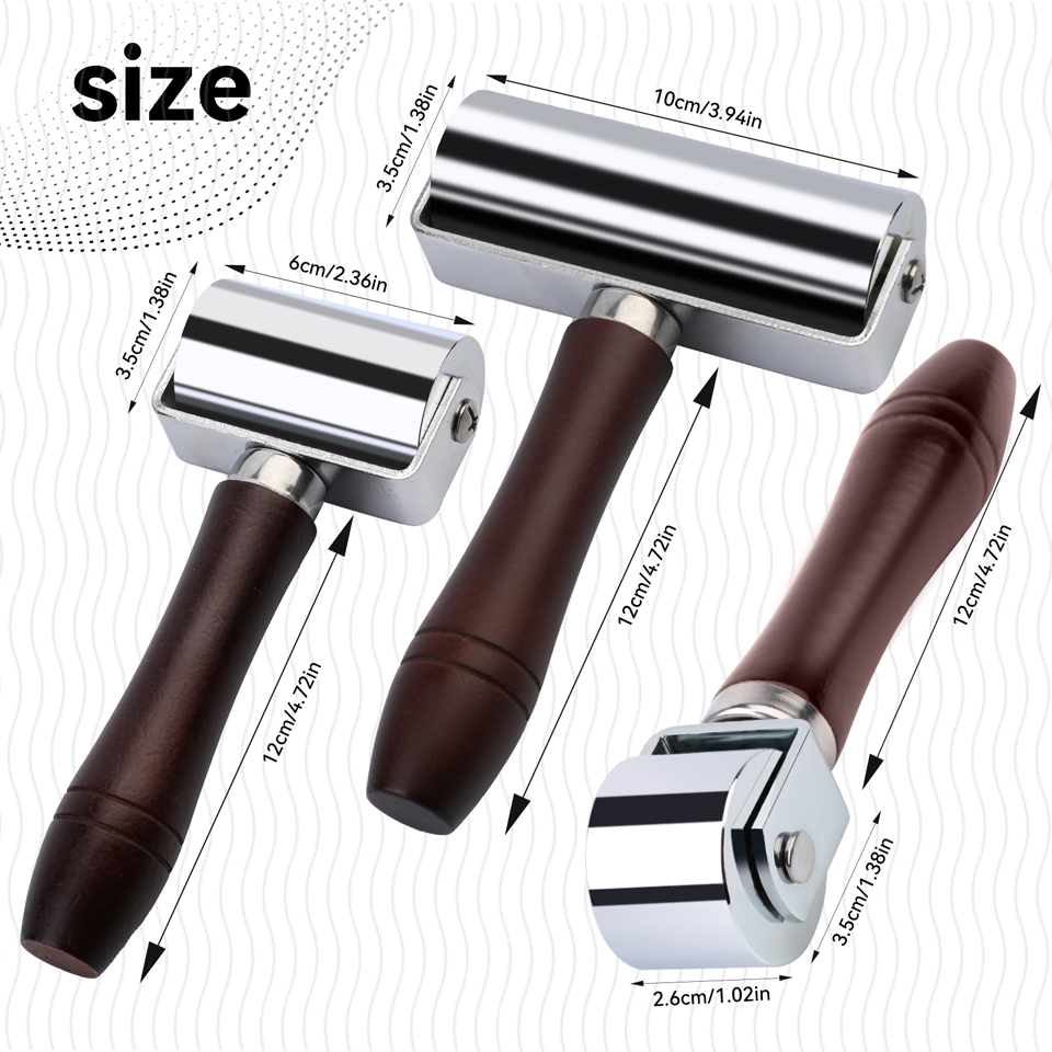 KRABALL Leather Press Edge Rol - Leatherwork Edge Creaser ulasan dan harga