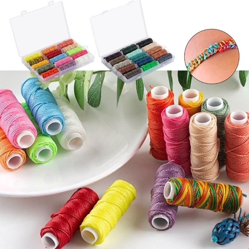  Sewing Rope Polyester Waxed S - Leatherwork Jewelry ulasan dan harga