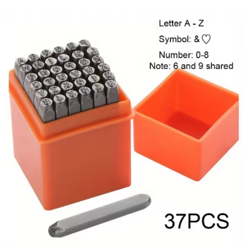 37Pcs 3mm Number & Letter Stam - Leatherwork Jewelry ulasan dan harga