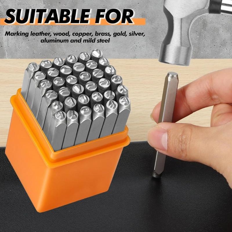 37Pcs 3mm Number & Letter Stam - Leatherwork Jewelry ulasan dan harga