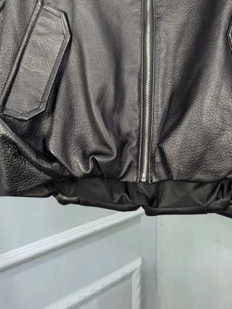 Autumn Fashion Natural Sheepsk - Leather Work Vest ulasan dan harga