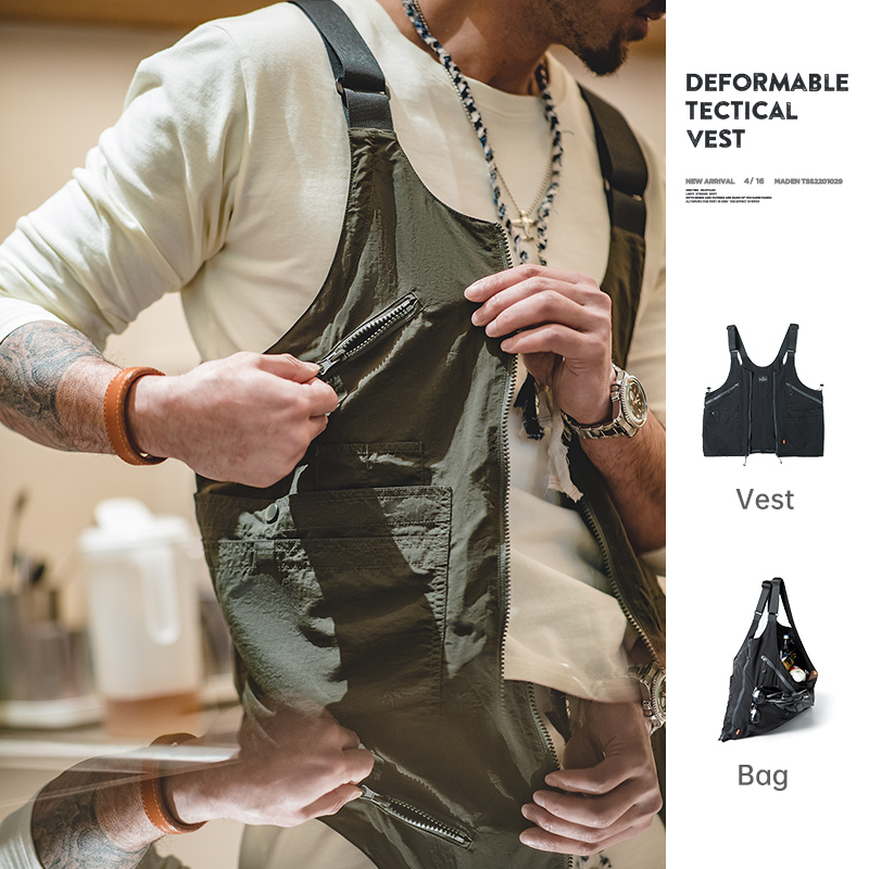 Maden 2023 New Design Male Cas - Leather Work Vest ulasan dan harga