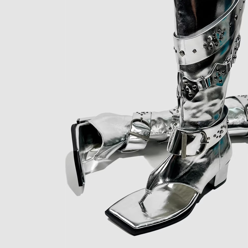 Punk Belt Buckle High Heels Sa - Belt Buckle Blank ulasan dan harga