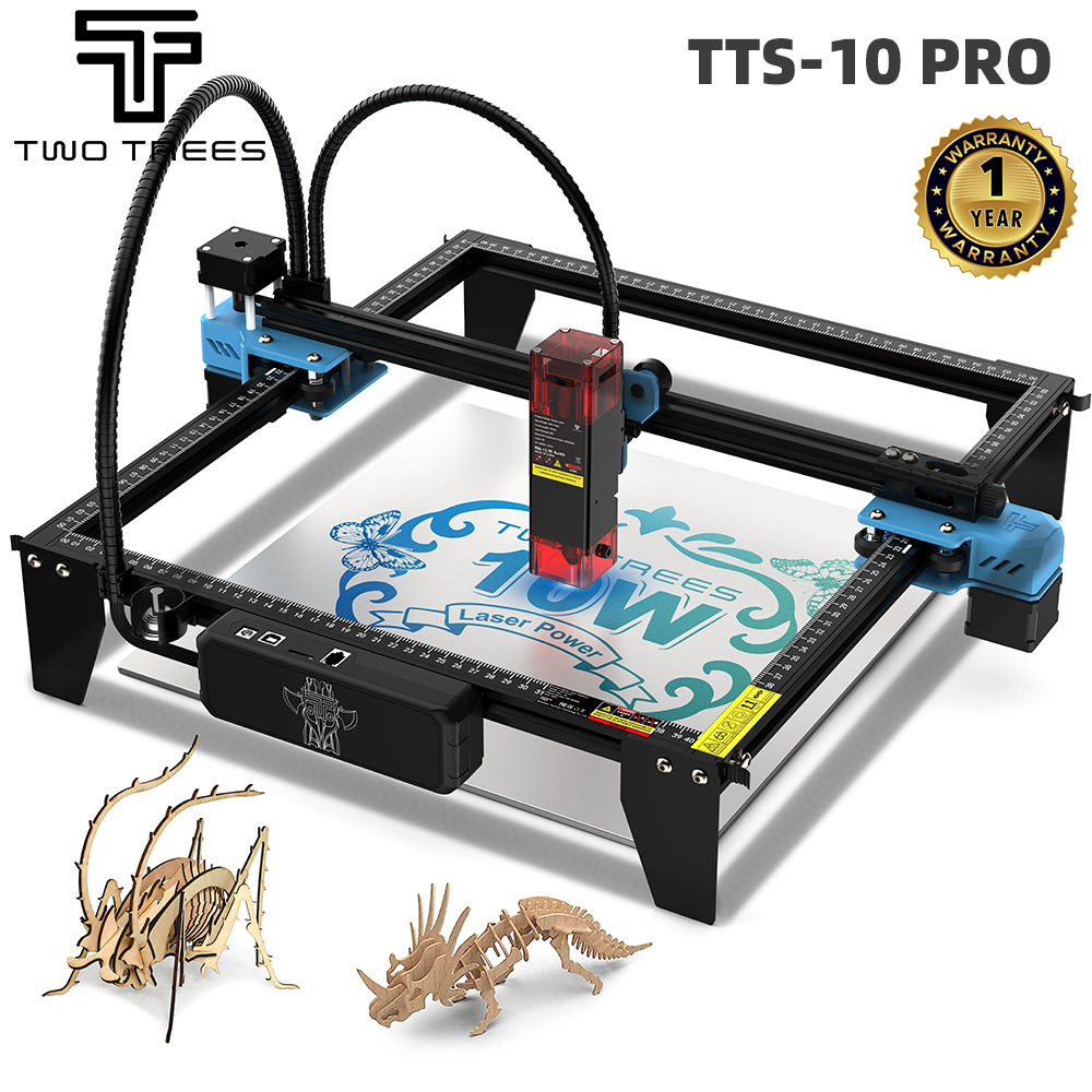 TWOTREES TTS-10 Pro Laser Engr - Leatherwork Machine ulasan dan harga