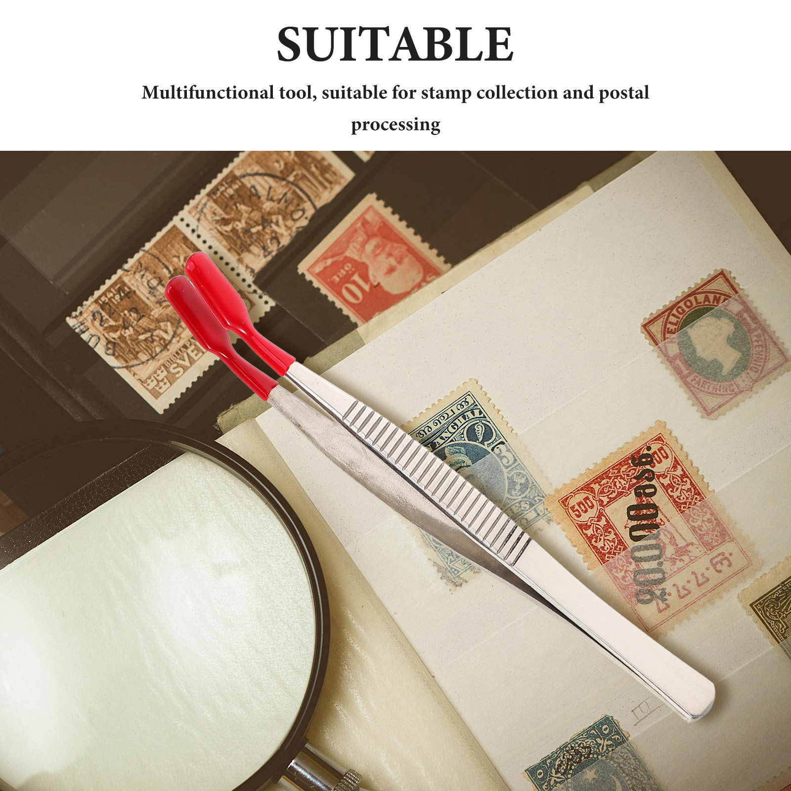 Stamp Tweezers Stainless Steel - Leatherwork Jewelry ulasan dan harga