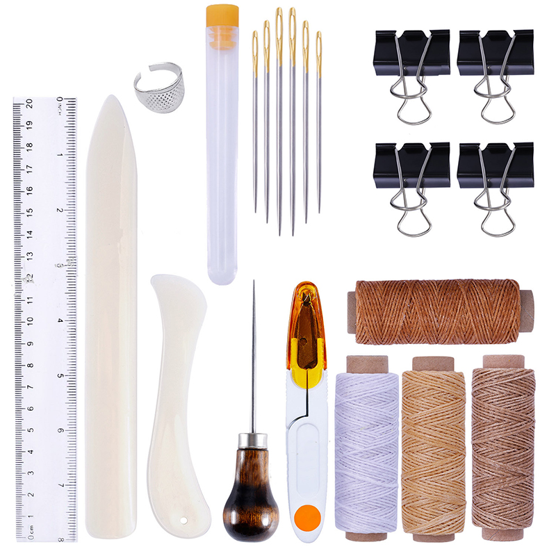 25Pcs/Set Leather Craft Sewing - Groover Stitching Tool ulasan dan harga