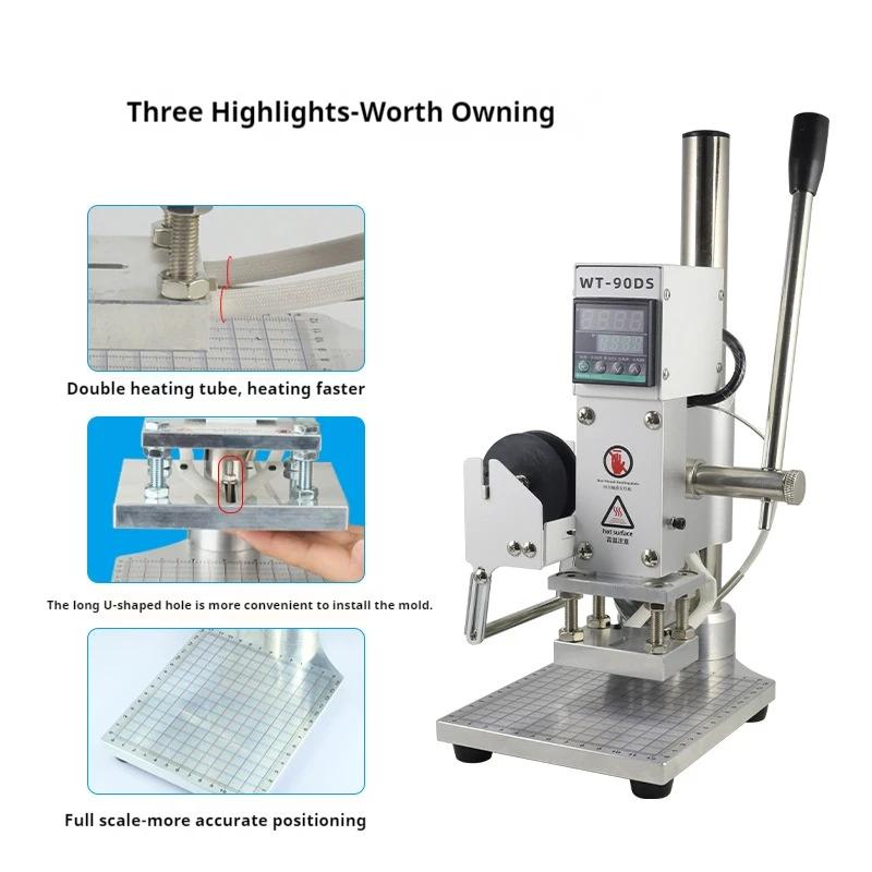 Hot Foil Stamping Machine 300W - Leatherwork Machine ulasan dan harga