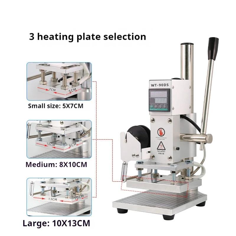 Hot Foil Stamping Machine 300W - Leatherwork Machine ulasan dan harga