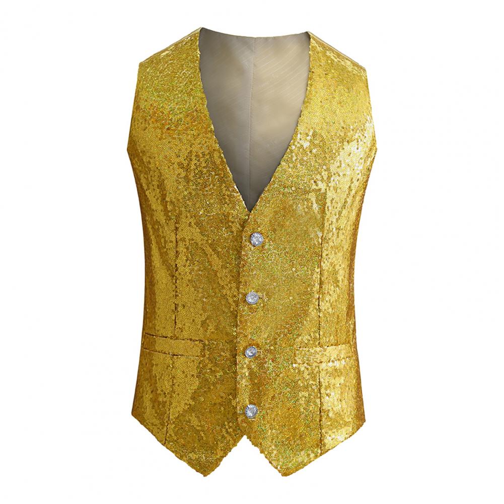 Mens Suit Vests Sequined Tank  - Leather Work Vest ulasan dan harga