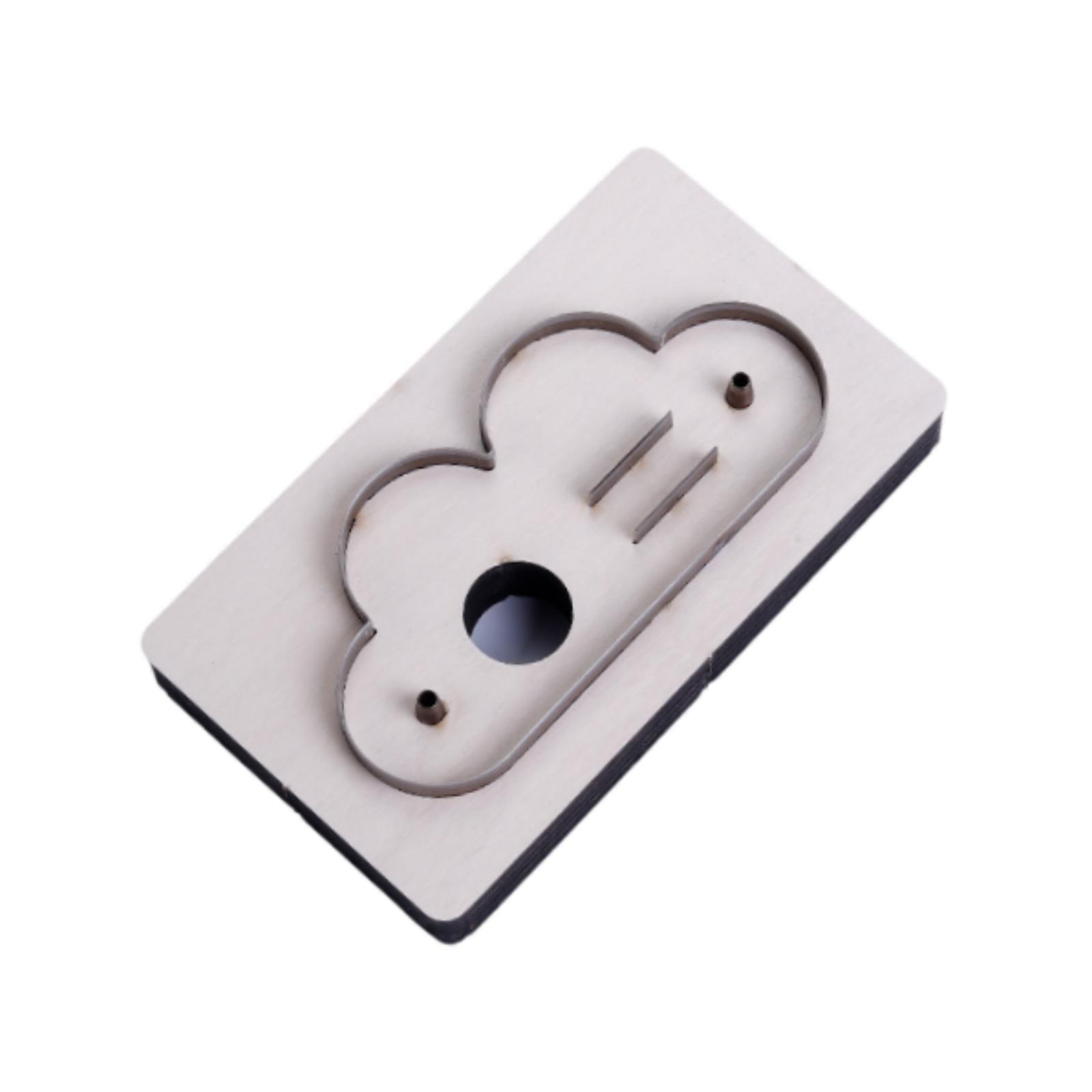 Wooden Leather Die Cutting Mol - Leatherwork Jewelry ulasan dan harga